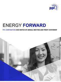 ENERGY FORWARD - PPL Corporation