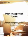 Path to Approval Toolkit - Fannie Mae