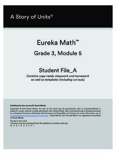 Grade 3, Module 5 Student File A - U-46