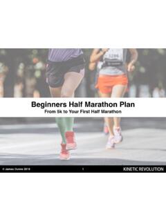 From 5k to Your First Half Marathon - Kinetic Revolution