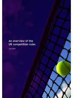 An overview of the UK competition rules (PDF)