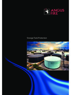 Storage Tank Protection - Angus Fire
