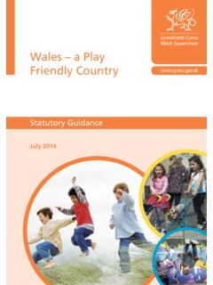 Wales: a play friendly country