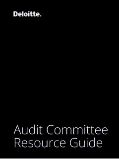 Audit Committee Resource Guide - Deloitte
