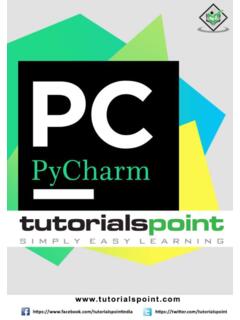PyCharm - Tutorialspoint