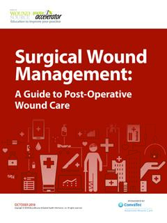Surgical Wound Management - WoundSource
