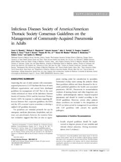 Infectious Diseases Society of America/American Thoracic ...