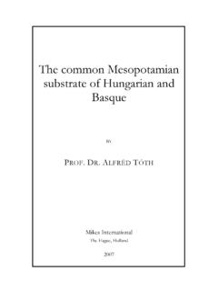 The common Mesopotamian substrate of …