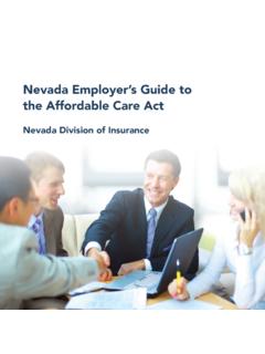 Nevada Employer’s Guide to the Affordable Care Act