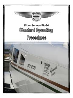 Piper Seneca PA-34 - Langley Flying School