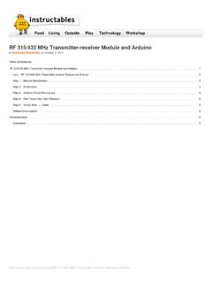 Instructables.com - RF 315/433 MHz Transmitter-receiver ...