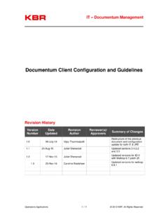 Documentum Client Configuration and Guidelines - …