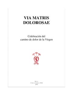 VIA MATRIS DOLOROSAE - servidimaria.net