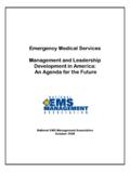 Emergency Medical Services Management and …
