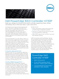 Dell PowerEdge RAID Controller H730P