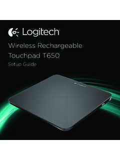 Wireless Rechargeable Touchpad T650 - Logitech