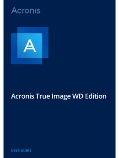 Acronis True Image WD Edition - SanDisk