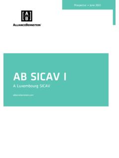 AB SICAV I -January 2022 - AllianceBernstein