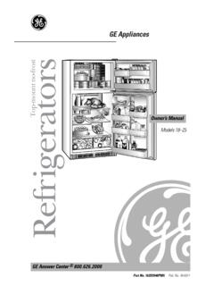 Owner’s Manual - GE Appliances