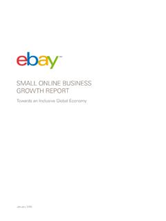SMALL ONLINE BUSINESS GROWTH REPORT - eBay Main …
