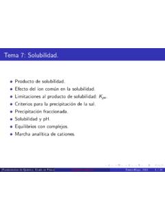 Tema 7: Solubilidad. - qfa.uam.es