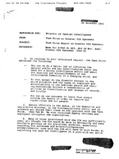 CIA Memorandum Subject: Task Force ... - …