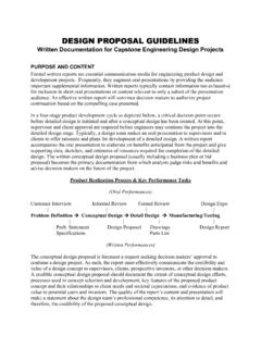 DESIGN PROPOSAL GUIDELINES - College of Engineering