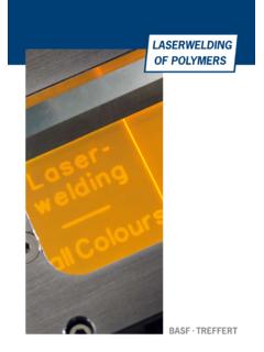 LaserweLding of PoLymers - Treffert