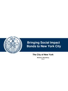 Bringing Social Impact Bonds to New York City