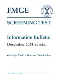 Information Bulletin FMGE Dec 2021
