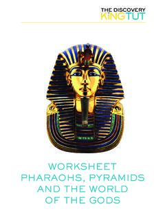 WORKSHEET PHARAOHS, PYRAMIDS AND THE WORLD …