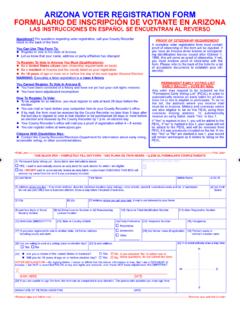 2011 Voter registration form APPROVED - azsos.gov