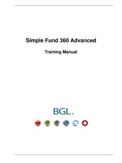 Simple Fund 360 Advanced - BGL Corporate Solutions Pty Ltd