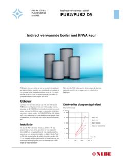 Indirect verwarmde boiler met KIWA keur