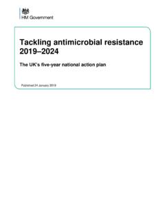 Tackling antimicrobial resistance 2019 2024 - GOV.UK