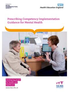 Prescribing Competency Implementation Guidance for …