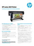 HP Latex 260 Printer