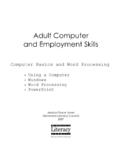 Adult Computer and Employment Skills - benbrooklibrary.org