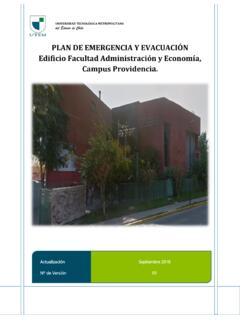 PLAN DE EMERGENCIA Y EVACUACI&#211;N Edificio Facultad ...