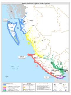 Tsunami Notification Zones for British ... - British Columbia
