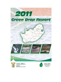INTRODUCTION TO Green Drop Report Page i - dwa.gov.za