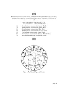 The Key of Solomon -- the Pentacles - Chaos Matrix