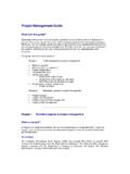 Project Management Guide - ETU