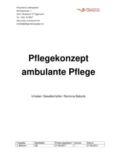 Pflegekonzept ambulante Pflege - pflege-lebensgeister.de