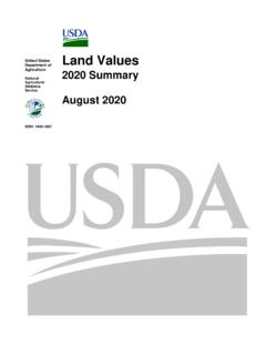 Land Values 2020 Summary 08/06/2020