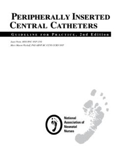 Peripherally Inserted Central Catheters