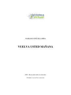 VUELVA USTED MA&#209;ANA - Biblioteca