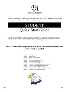 LMS Student Guide - Faith Academy