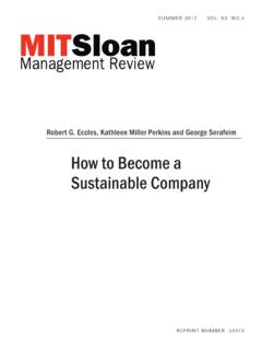 How to Become a Sustainable Company - Harvard Business …