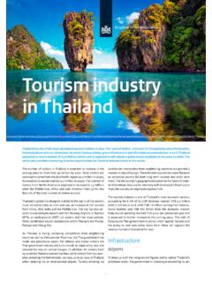 Tourism industry in Thailand - RVO